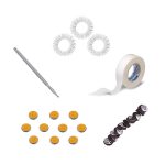 Deltakart M370 Acupressure Sujok Tools Kit (Magnet Therapy) With Byol Magnet, Star Magnet, Sujok Key Ring & Jimmy-Steel with Surgical Tape.